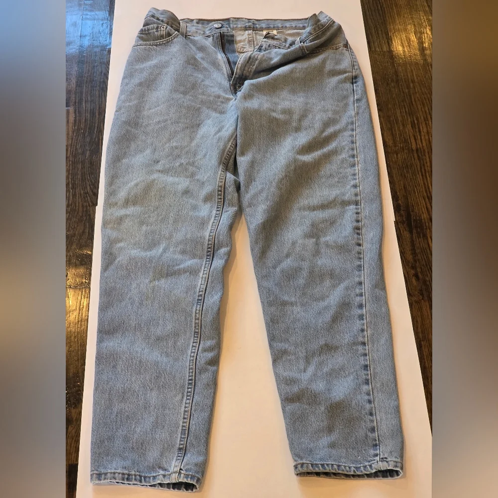 Vintage Levis Men’s 33x34 Light Wash Denim 560 Loose Fit Tapered Blue Jeans USA - Picture 2 of 9